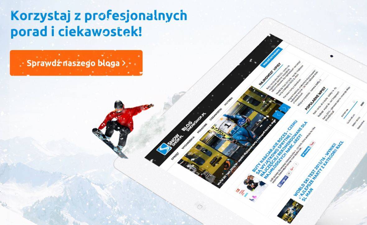Snowshop - Blog Snowshop.pl: porady, sprzęt, wydarzenia - blogfacebook