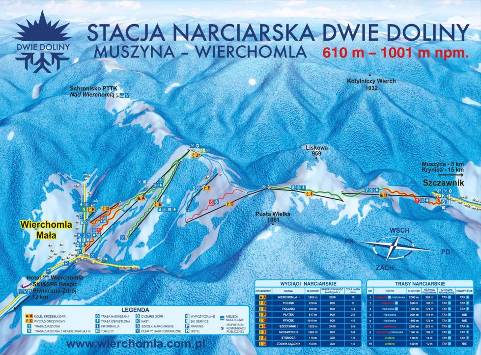Snowshop - Miejsca w Polsce, które warto odwiedzić z nartami/snowboardem - miejsca muszynawierchomla